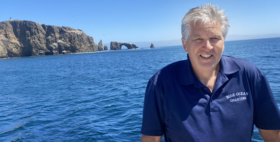 Captain Randy Chapman is a licensed United States Coast Guard Captain with over 50 years of sailing experience. | Blue Ocean Charters - Channel Islands Harbor, Oxnard, California